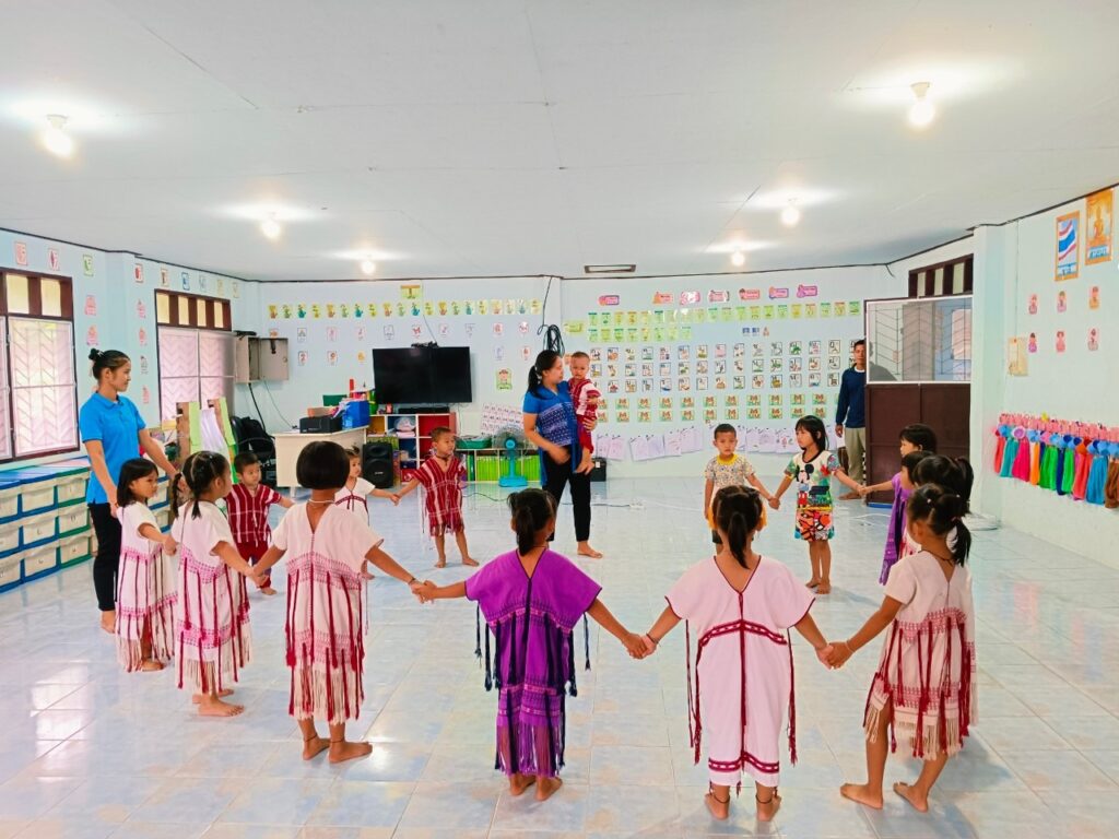 School children at a rural Thai school